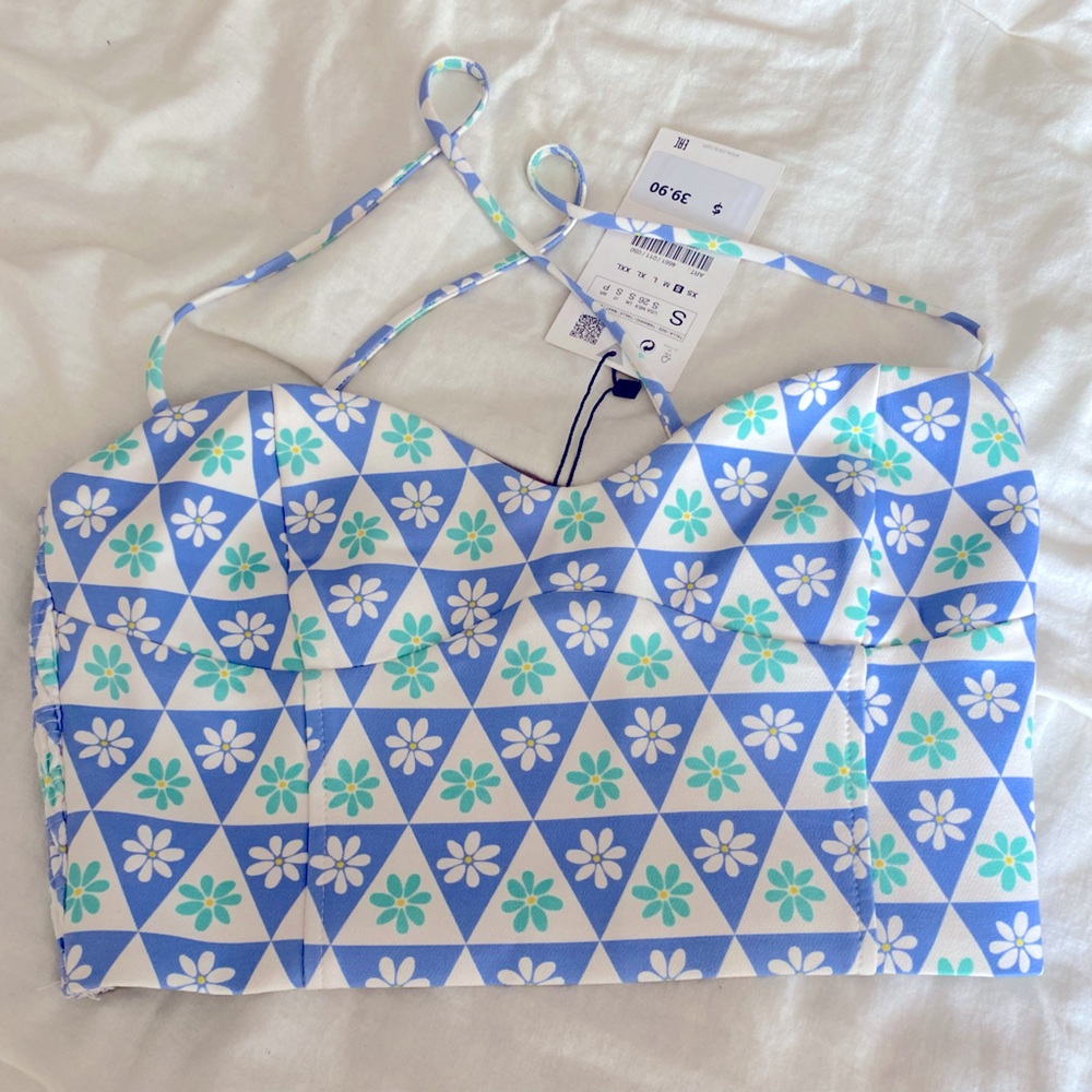 Zara Strappy Bandeau Top